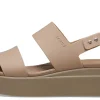 Mujer Crocs Sandalias^Sandalias De Cuna Brooklyn Low Wedge W