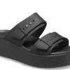 Mujer Crocs Sandalias^Sandalias De Cuna Brooklyn Buckle Lowwdg