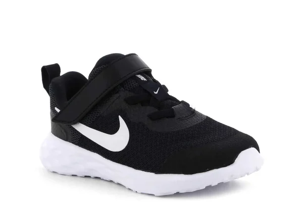 Niña Nike Zapatillas^Zapatillas Con Tiras Ajustables Dd1094/003 Negro Blanco Aa