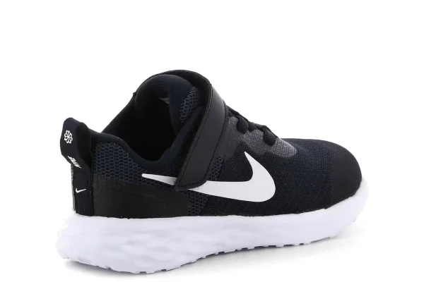Niña Nike Zapatillas^Zapatillas Con Tiras Ajustables Dd1094/003 Negro Blanco Aa
