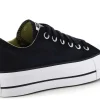 Mujer Converse Zapatillas^Zapatillas De Plataforma 560250C/001 Black White